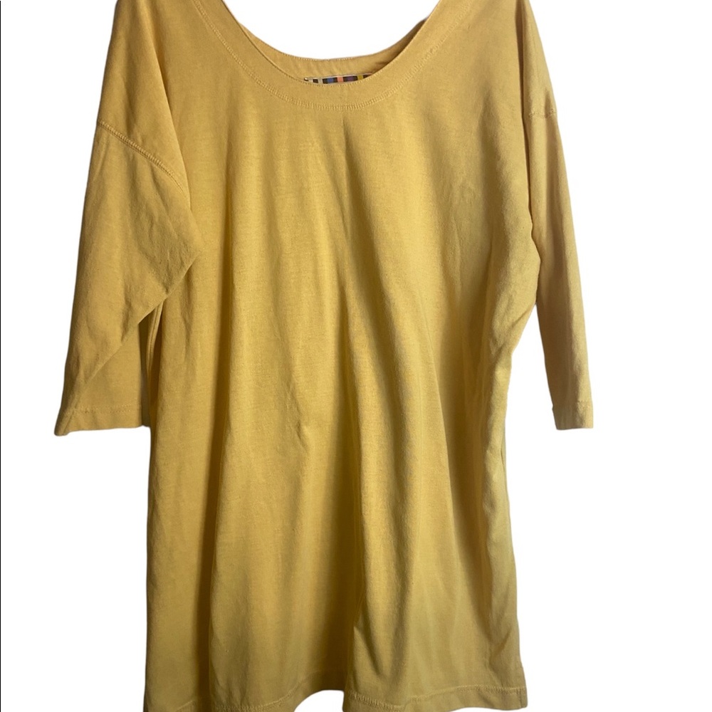 Vintage Forenza dolman sleeve mustard yellow ladies blouse small Top